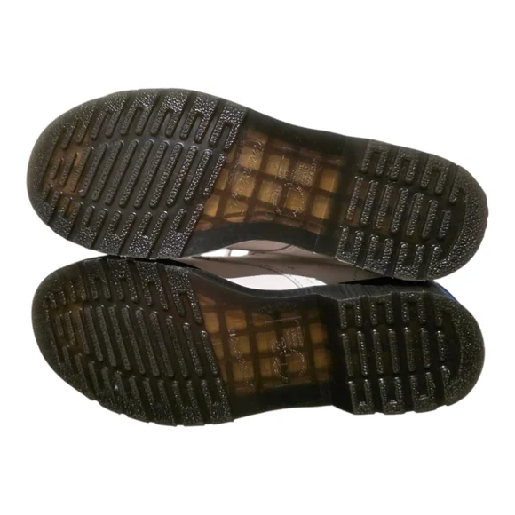 Dr. Martens White‎ Zip-Up Leather Lace Up Hiking Combat Boots Women's Size 9 US - Picture 12 of 12